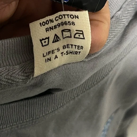 Charlotte Hornets Gray T-Shirt (100% Cotton) - Picture 4 of 4